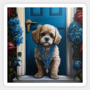 Cavoodle Portrait Sticker